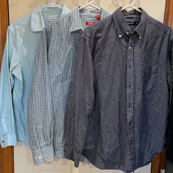 Three medium size men’s dress casual shirts - Picture 1 of 4